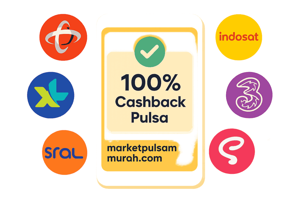 Promo Pulsa 100% Cashback untuk Semua Operator Hanya Dalam 24 Jam