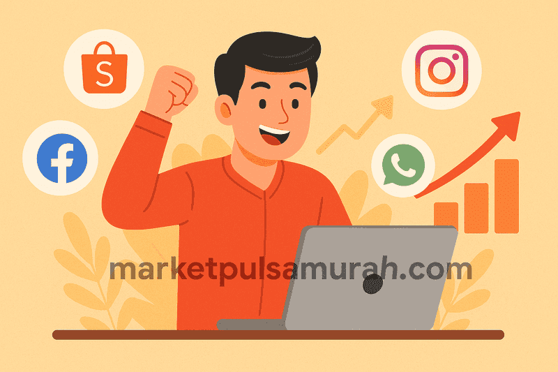 Cara Meningkatkan Penjualan Pulsa melalui Marketplace dan Media Sosial