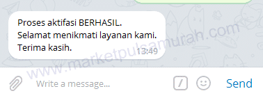 Market Pulsa Telegram Paralel Sukses