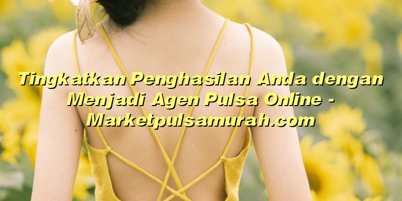 Tingkatkan Penghasilan Anda dengan Menjadi Agen Pulsa Online