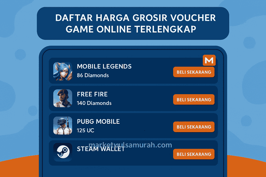 Harga Voucher Game Online Murah