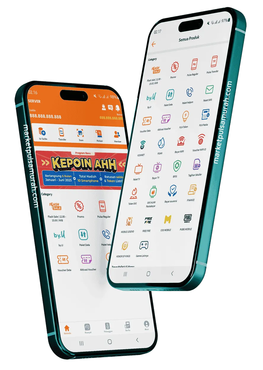 app mobile market pulsa