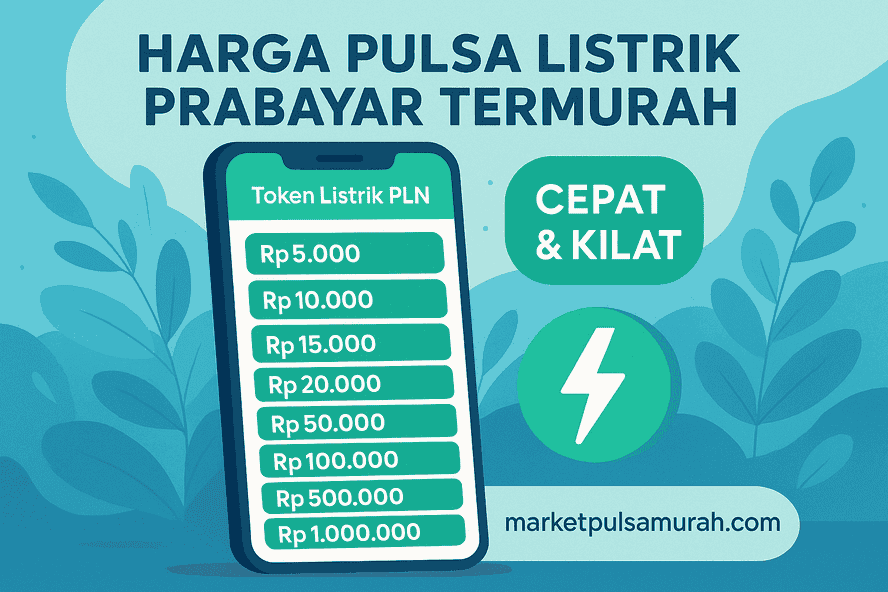 harga pulsa listrik token pln