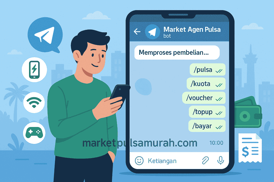 transaksi pulsa di telegram