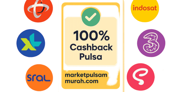 Promo Pulsa 100% Cashback untuk Semua Operator Hanya Dalam 24 Jam
